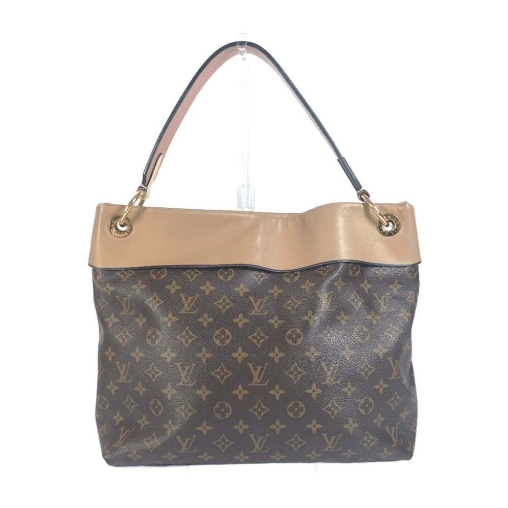 LOUIS VUITTON Authentic Brown Monogram Leather Shoulder Bag - Picture 2 of 16